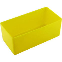 Asortimento dėžutė 54x108x45mm, geltonas polipropilenas, Hünersdorff WE6222