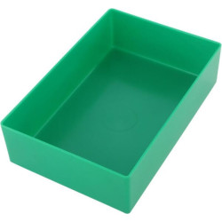 Asortimento dėžutė 108x162x45mm, žalias polipropilenas, Hünersdorff WE6224
