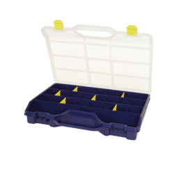 Asortimento dėžė 350x460x81 mm, 21 l talpos, mėlynas polipropilenas, 26 skyriai, 47-26, gamintojas Tayg 147005TAY