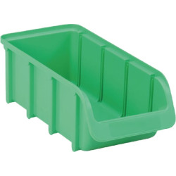 Sandėliavimo dėžė 100x215x75 mm, 1 l talpos, žalias polipropilenas, Linbin nr. 2 l, Hünersdorff WE6824