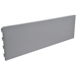 Balta/aliuminio galinė panelė 66,5 x 20 cm 57231062X