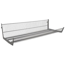 Pakabinamas krepšys 37x100, baltas/aliuminio 53504003X