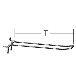 Dvigubas kabliukas 30 cm x 4 mm 53103050