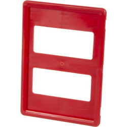 Kainų ekranas „Click“ A6 raudonas 5300486