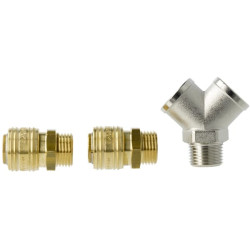 Greito atjungimo jungtis Euro 2 padėčių 1/2" (1) KRYA2126KAP01B