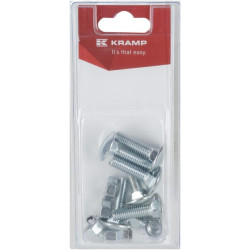 Varžtas ir veržlė su užsegimu M8 x 30 mm, 4,6 (6) KR603830P06B