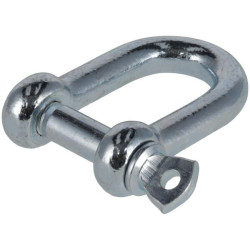 D formos apkaba Ø6 mm x 24 mm, 1/4 colio (2) KRDS06P02B