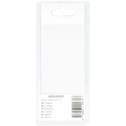 D formos apkaba Ø5 mm x 20 mm, 3/16 colio (2) KRDS05P02B