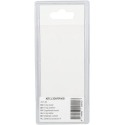 Dvigubas R formos spaustukas 3 mm (6) KRCL3DKRP06B
