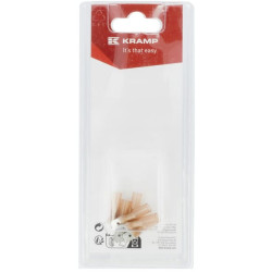 Gnybto mentė, kištukas, raudonas, 6,3x0,8 mm - 0,5-1,0 mm² (6) KRKK500515P06B