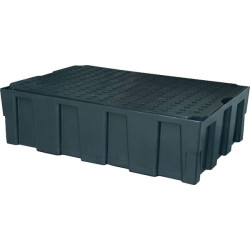 Drenažo indas plastikinis, juodas, 224 l, talpa 600 kg, 1205 x 805 x 340 mm, Cemo 8278CEMO