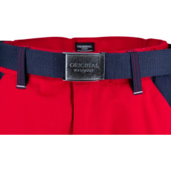Darbo kelnės, unisex, 5XL, W48-52", raudonos/mėlynos, Kramp Original KW102030080134