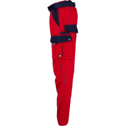 Darbo kelnės, unisex, L, W35-39", raudonos/mėlynos, Kramp Original KW102030080098