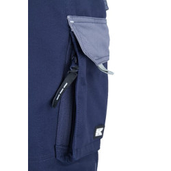 Darbo kelnės, unisex, XS, W28-32, mėlynos/pilkos, Kramp Original KW102030091080