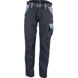 Darbo kelnės, unisex, 3XL, W44-48", juodos/pilkos, Kramp Original KW102030089122