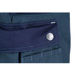 Darbo kelnės, unisex, 5XL, W48-52", žalios/mėlynos, Kramp Original KW102030082134
