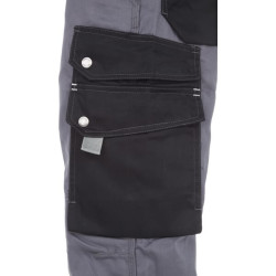 Darbo kelnės, unisex, 3XL, W44-48", pilkos/juodos, Kramp Original KW102024090122