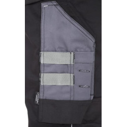 Kelnės, unisex, 4XL, W47-51", juodos/pilkos, Kramp Original KW102830089128