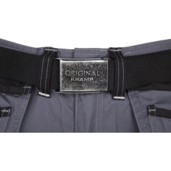 Kelnės 48-52"/L33", pilkos/juodos, Kramp Original KW102830090134