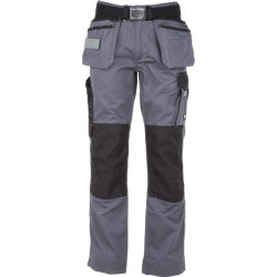 Kelnės 26-30"/L28", pilkos/juodos, Kramp Original KW102830090075