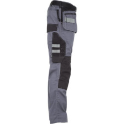 Kelnės, unisex, L, W35-39", pilkos/juodos, Kramp Original KW102830090098