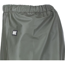 Lietaus kelnės, atsparios vandeniui, unisex, 5XL, W48-52", žalios, Protect by Kramp KW3182125068