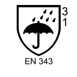 Lietaus kelnės 44-48", gero matomumo, oranžinės, „Hydrosoft Hydrowear“ 014580FO3XL
