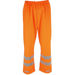 Lietaus kelnės 30-34", gero matomumo, oranžinės, Hydrosoft Hydrowear 014580FOS