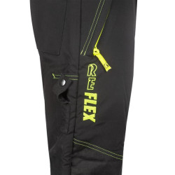 Grandininio pjūklo kelnės 41-45"/L32", gero matomumo, juodos, SIP 1XRPA2PT32XL