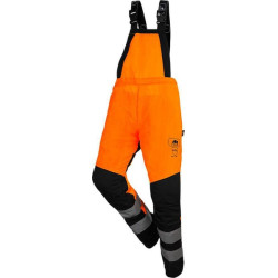 Grandininio pjūklo kombinezonas, gerai matomas oranžinis 1RH1, 2XL 1RH1OB2XL