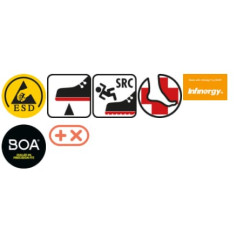 Saugos treniruoklis, Maddox BOA® S3, 44 dydis 72916144