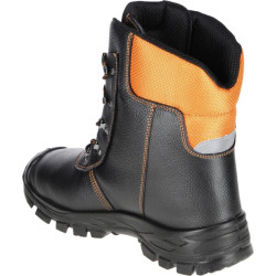 Grandininių pjūklų batai, 39 dydis / UK 6, juodi / oranžiniai, „Eco Hunter basic“, „Lupriflex 361639“