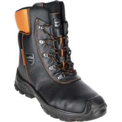 Grandininių pjūklų batai, 48 dydis / JK 13, juodi / oranžiniai, „Eco Hunter basic“, „Lupriflex 361648“