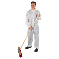 Vienkartiniai kombinezonai XL, balti, 45gr 3430KER