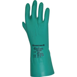 Darbinės pirštinės žalios nitrilo, 33 cm ilgio, 11/2XL dydis, „NitriGuard Plus“, „Honeywell HSLA132GXXL“