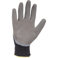 Darbinės pirštinės, juodos, poliesterio, 27,5 cm ilgio, 10/XL dydis, „Protect by Kramp“ KG0600810