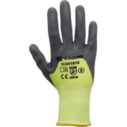 Darbinės pirštinės, geltonos, polietileno, 26 cm ilgio, 10/XL dydžio, „Protect by Kramp“ KG0101010