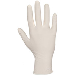 Vienkartinės darbo pirštinės be pudros, latekso, 24 cm ilgio, 7/S dydis, „DexPure“ iš „Honeywell“, 4580121S