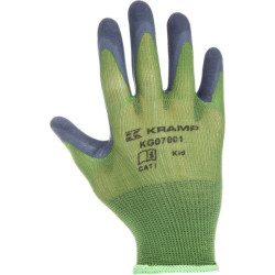 Darbinės pirštinės žalios, nailoninės, 21 cm ilgio, 4-6 dydis, „Childs Protect“ iš „Kramp“ KG0700146