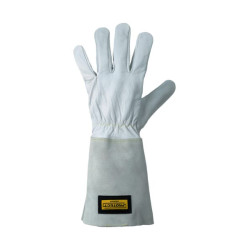Darbo pirštinės pilkos, odinės, 10/XL dydžio, „Protect by Kramp“ KG0800310