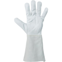 Darbo pirštinės pilkos, odinės, 10/XL dydžio, „Protect by Kramp“ KG0800310