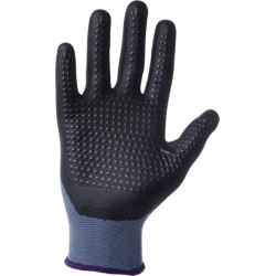 Darbinės pirštinės, mėlynos, nailono, 24,5 cm ilgio, 9/L dydžio, „Protect by Kramp“ KG0100809