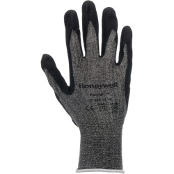 Darbinės pirštinės iš medvilnės/likros, juodos, 24,5 cm ilgio, 7/S dydžio, „Polytril™ Air Comfort“, „Honeywell“ 223227307