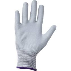 Darbinės pirštinės, pilkos, polikoro, 25,5 cm ilgio, 10/XL dydis, „Protect by Kramp“ KG0200210