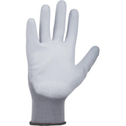Pirštinės pilkos, nailono/poliesterio, 9/L dydis, „Protect by Kramp“ KG0100209P120
