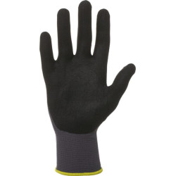 Darbinės pirštinės pilkos, nailono, 22 cm ilgio, 6/XS dydis, „Protect by Kramp“ KG0101206