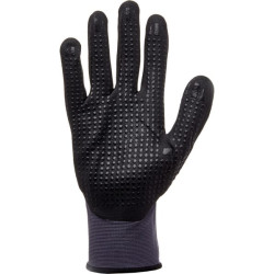 Darbinės pirštinės pilkos, nailono, 24,5 cm ilgio, 9/L dydžio, „Protect by Kramp“ KG0100409