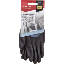 Darbinės pirštinės, mėlynos, nailono, 25,5 cm ilgio, 10/XL dydžio, „Protect by Kramp“ KG0100610