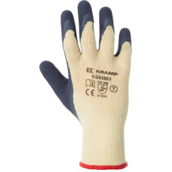 Darbinės pirštinės, juodos, poliesterio, 25 cm ilgio, 9/L dydžio, „Protect by Kramp“ KG0300309