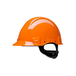 Apsauginis šalmas G3001 oranžinis su užsegimu G31CUVOR